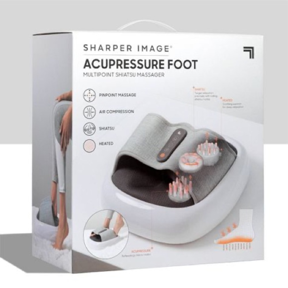 COPY - Sharper Image Foot Multipoint Acupressure Massager - Gray
